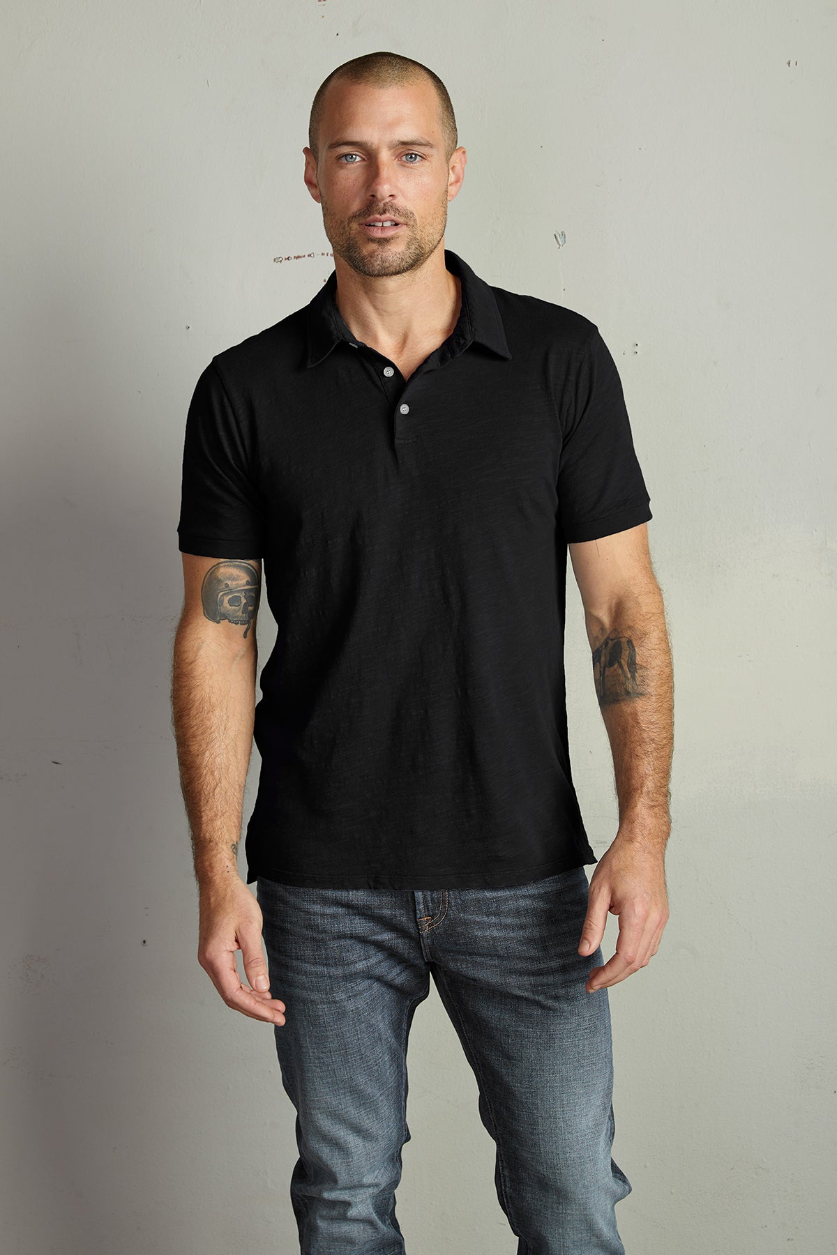 RANDALL COTTON SLUB POLO - Velvet Staging 2.0