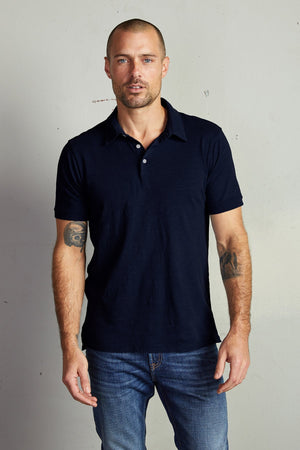 RANDALL COTTON SLUB POLO - Velvet Staging 2.0