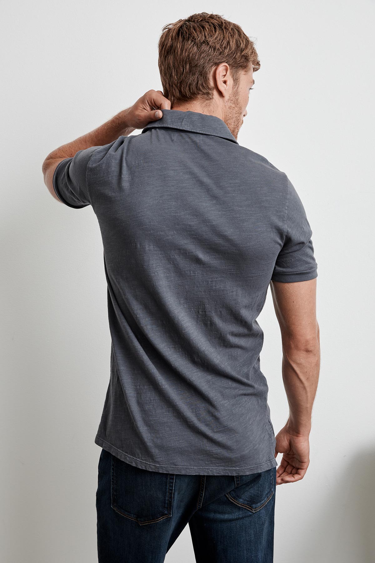 RANDALL COTTON SLUB POLO - Velvet Staging 2.0