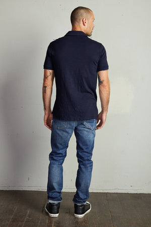 RANDALL COTTON SLUB POLO - Velvet Staging 2.0
