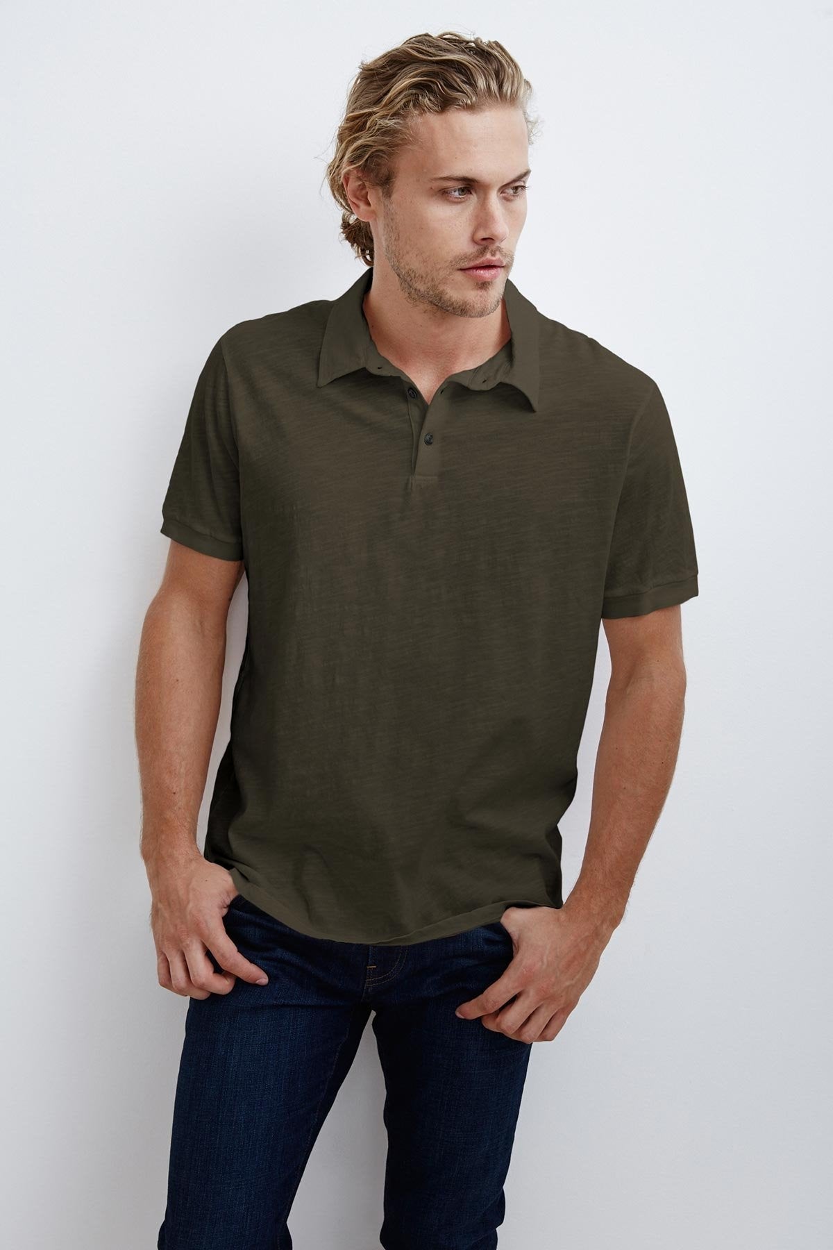 RANDALL COTTON SLUB POLO - Velvet Staging 2.0-26916311728324