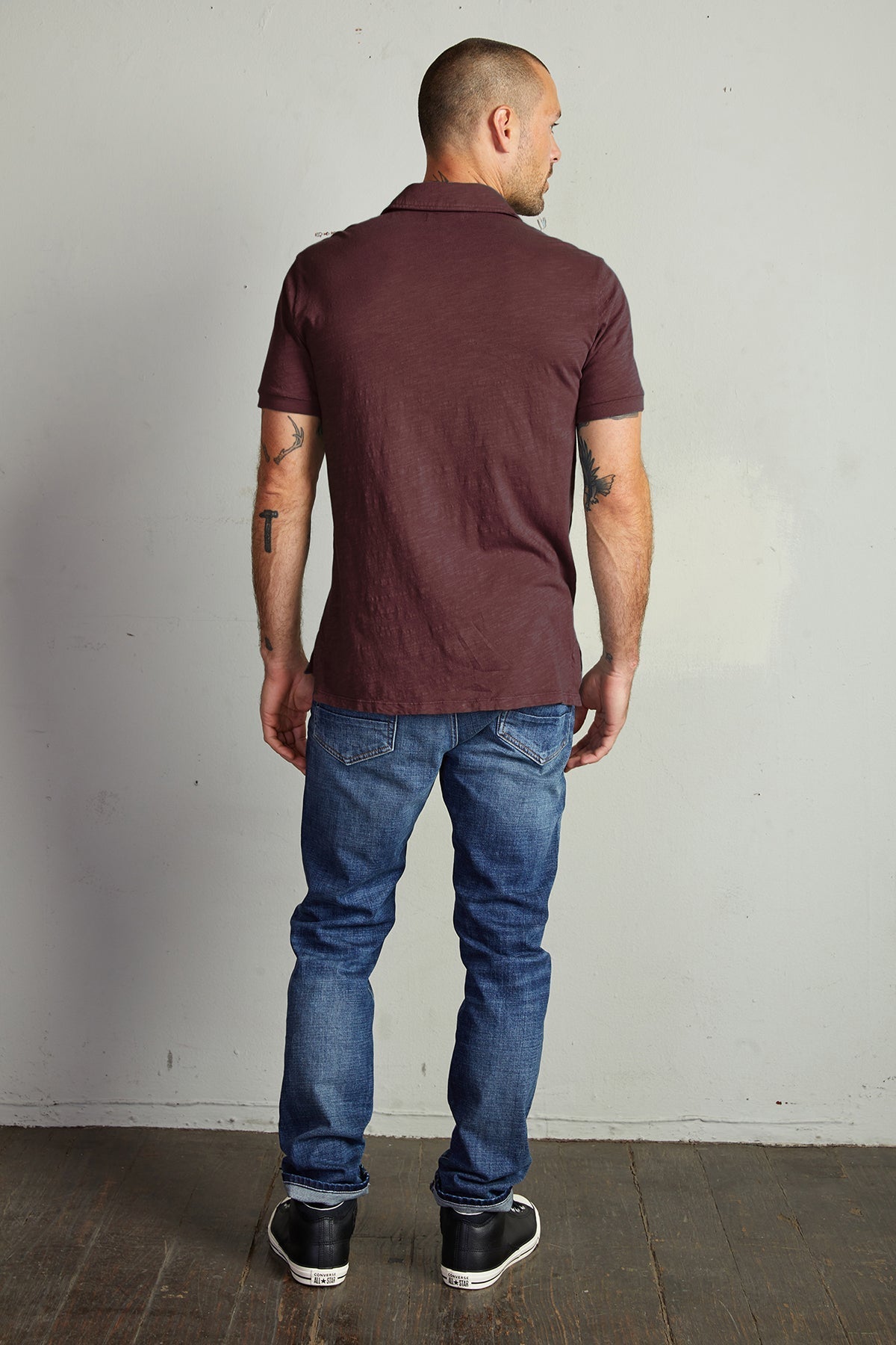 RANDALL COTTON SLUB POLO - Velvet Staging 2.0
