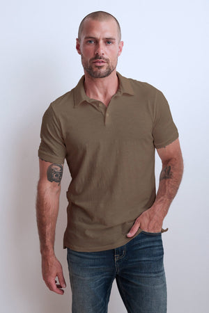 RANDALL COTTON SLUB POLO - Velvet Staging 2.0