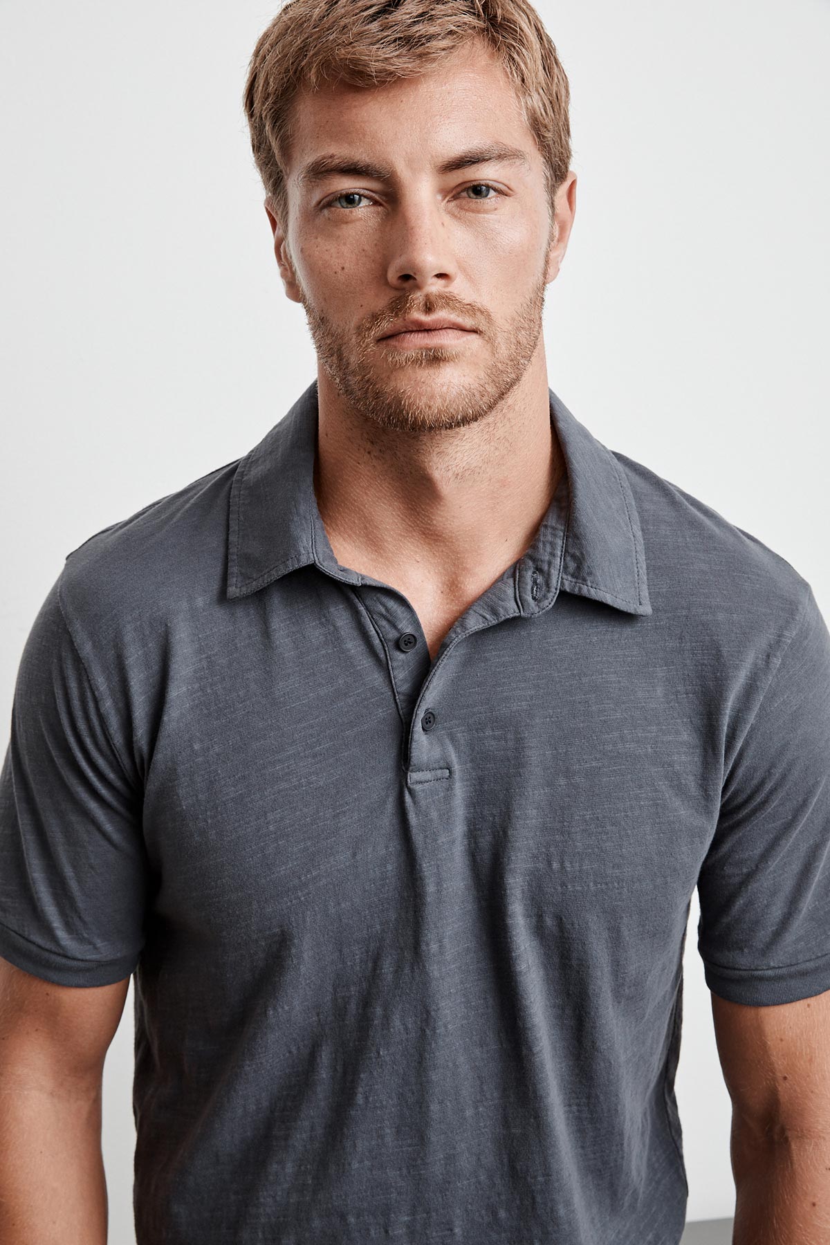 RANDALL COTTON SLUB POLO - Velvet Staging 2.0-26916311531716