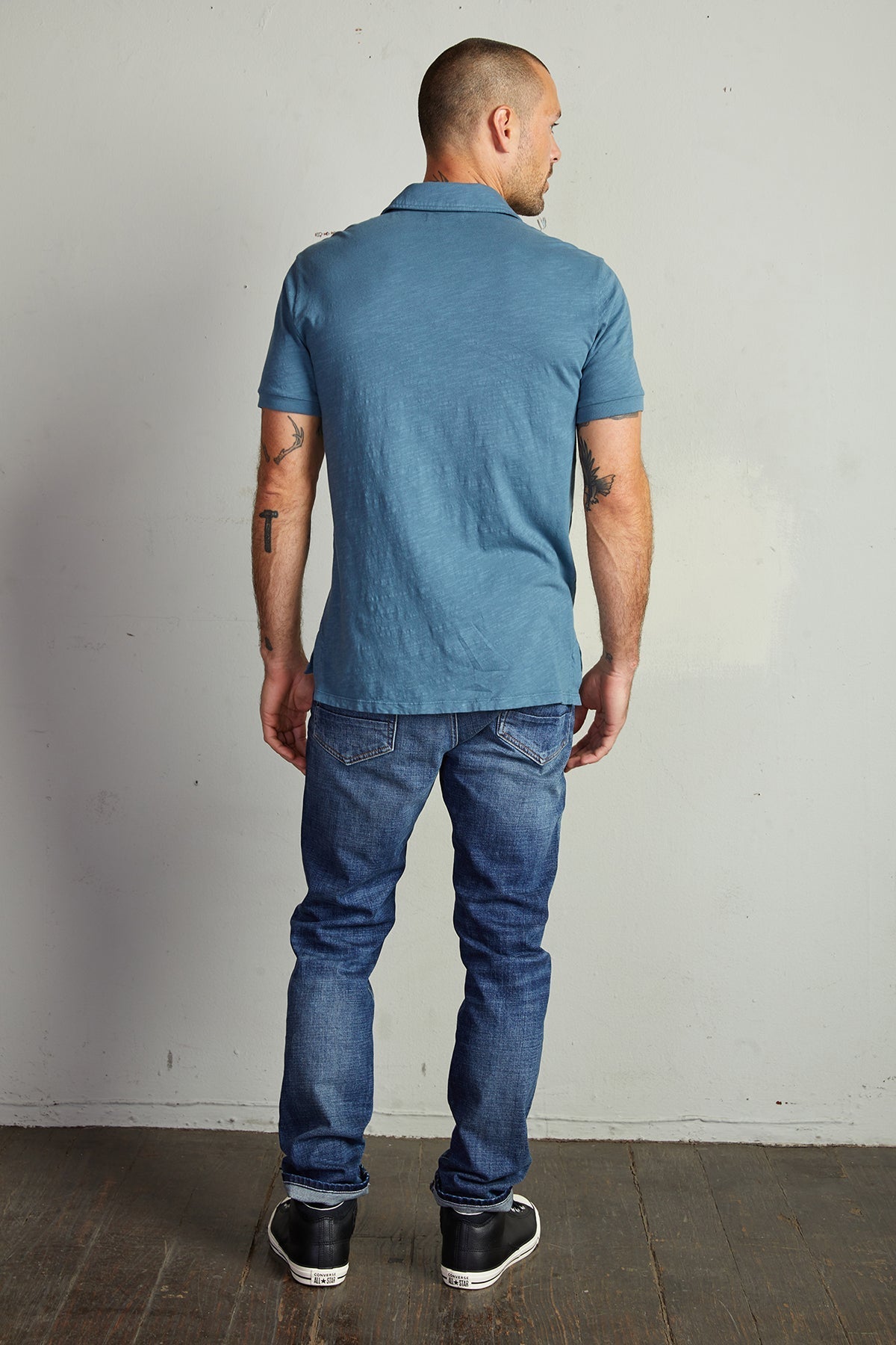 RANDALL COTTON SLUB POLO - Velvet Staging 2.0-26916317397188