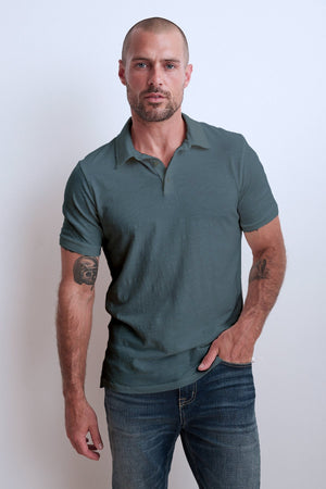 RANDALL COTTON SLUB POLO - Velvet Staging 2.0