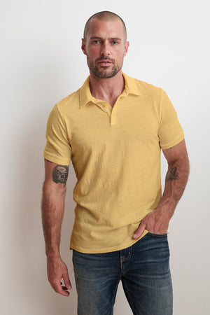 RANDALL COTTON SLUB POLO - Velvet Staging 2.0