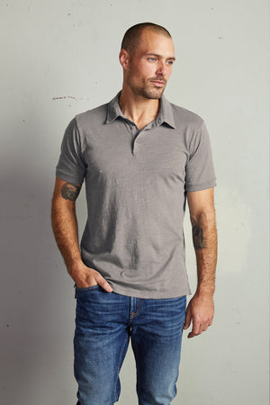 RANDALL COTTON SLUB POLO - Velvet Staging 2.0