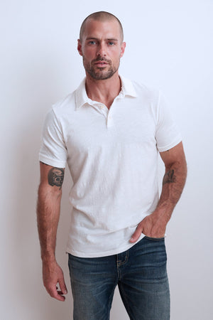 RANDALL COTTON SLUB POLO - Velvet Staging 2.0