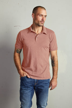 RANDALL COTTON SLUB POLO - Velvet Staging 2.0