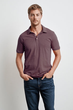 RANDALL COTTON SLUB POLO - Velvet Staging 2.0