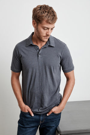 RANDALL COTTON SLUB POLO - Velvet Staging 2.0