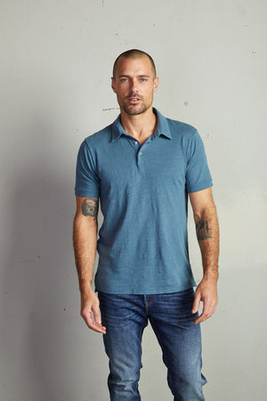 RANDALL COTTON SLUB POLO - Velvet Staging 2.0