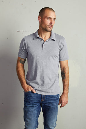 RANDALL COTTON SLUB POLO - Velvet Staging 2.0