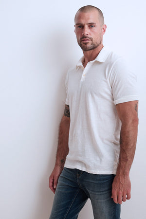 RANDALL COTTON SLUB POLO - Velvet Staging 2.0