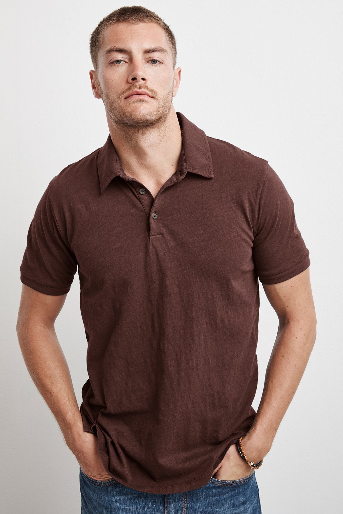 RANDALL COTTON SLUB POLO - Velvet Staging 2.0