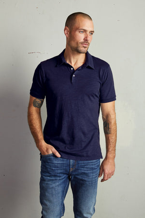 RANDALL COTTON SLUB POLO - Velvet Staging 2.0