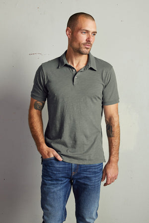 RANDALL COTTON SLUB POLO - Velvet Staging 2.0