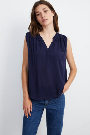 RAVIN SLEEVELESS BLOUSE - Velvet Staging 2.0