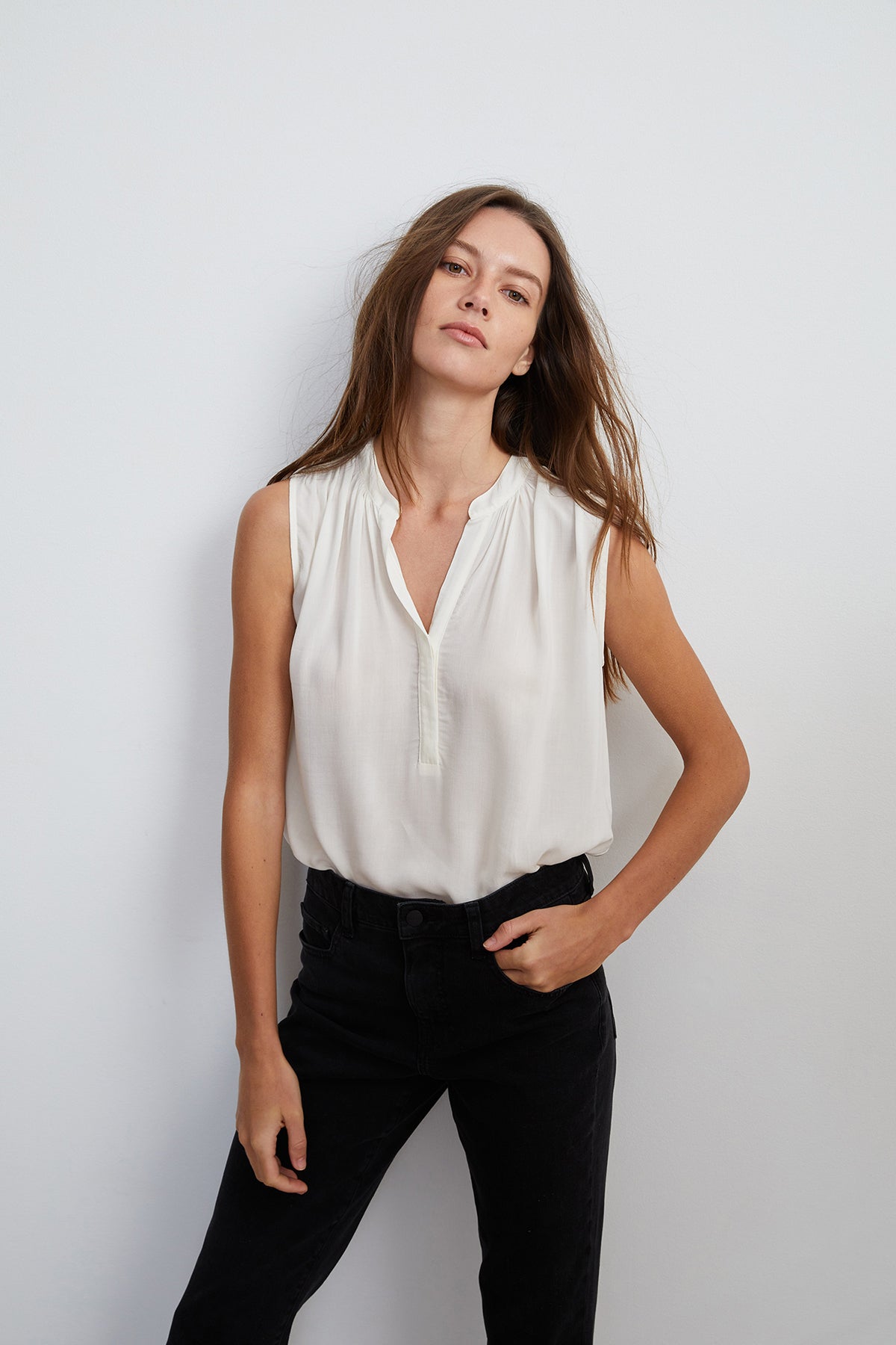 RAVIN SLEEVELESS BLOUSE - Velvet Staging 2.0