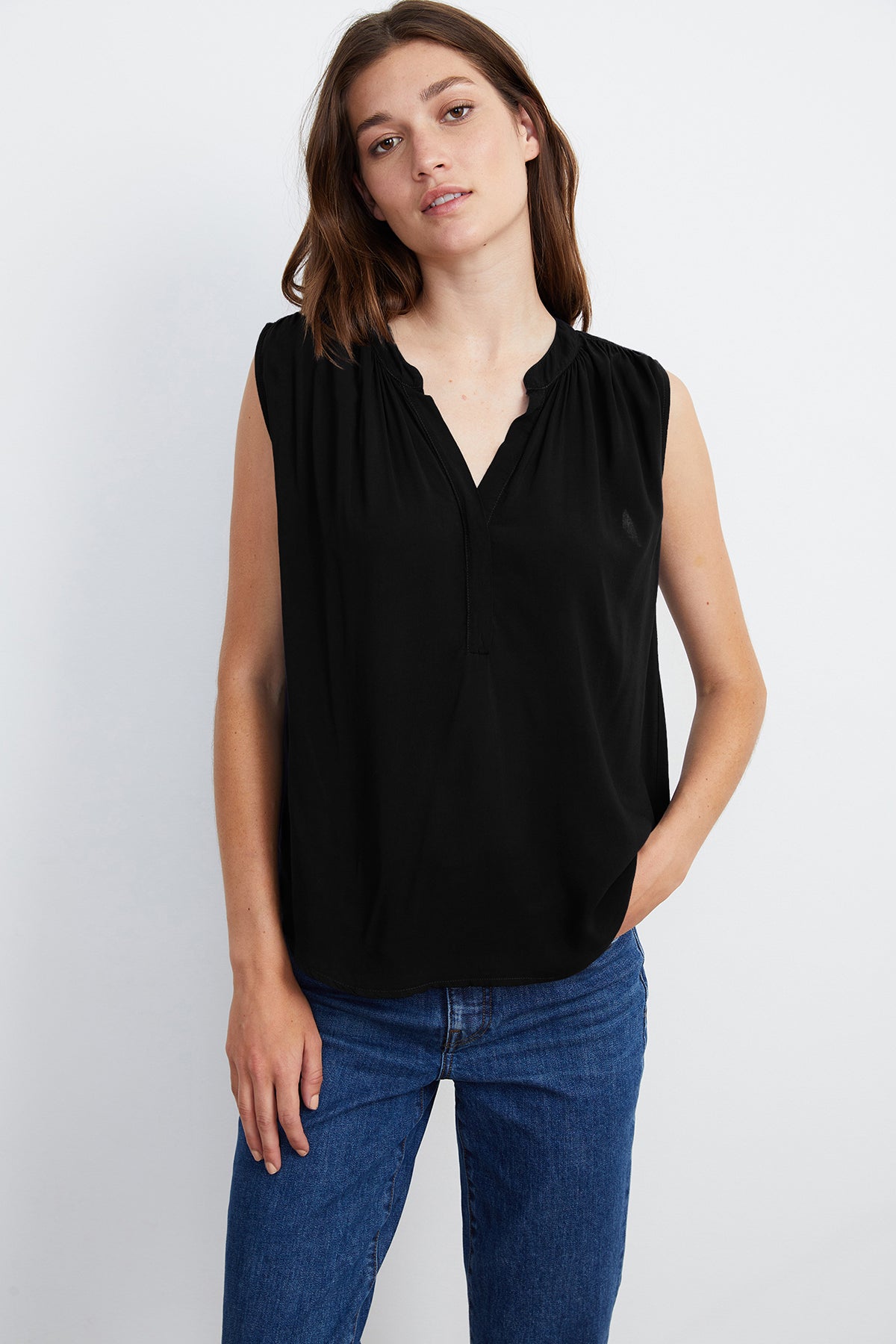 RAVIN SLEEVELESS BLOUSE - Velvet Staging 2.0-26916310909124