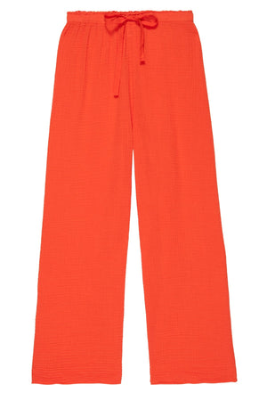 RAVYN COTTON GAUZE WIDE LEG PANT - Velvet Staging 2.0