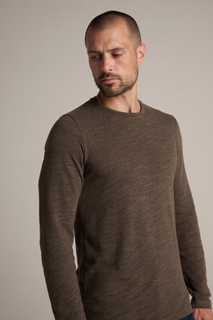 RAYMON MOCK TWIST JERSEY KNIT TOP - Velvet Staging 2.0