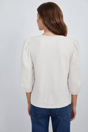 REEBA COTTON CONTRAST TOP - Velvet Staging 2.0