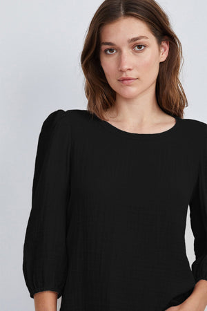 REEBA COTTON CONTRAST TOP - Velvet Staging 2.0