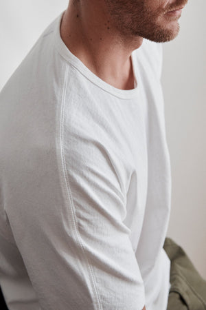 RICK COTTON JERSEY DROP SHOULDER CREW TEE - Velvet Staging 2.0