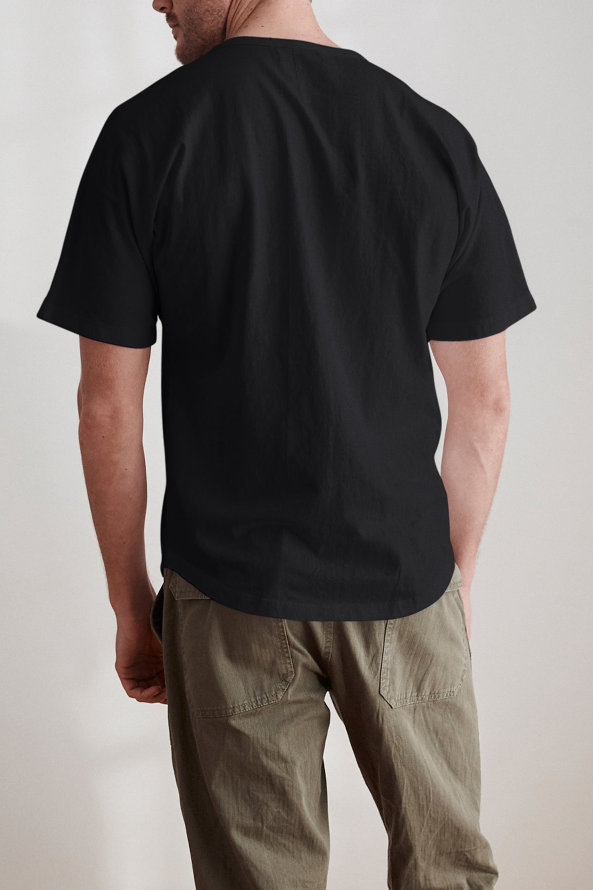 RICK COTTON JERSEY DROP SHOULDER CREW TEE - Velvet Staging 2.0