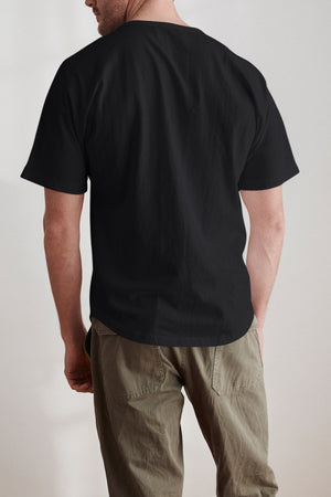 RICK COTTON JERSEY DROP SHOULDER CREW TEE - Velvet Staging 2.0