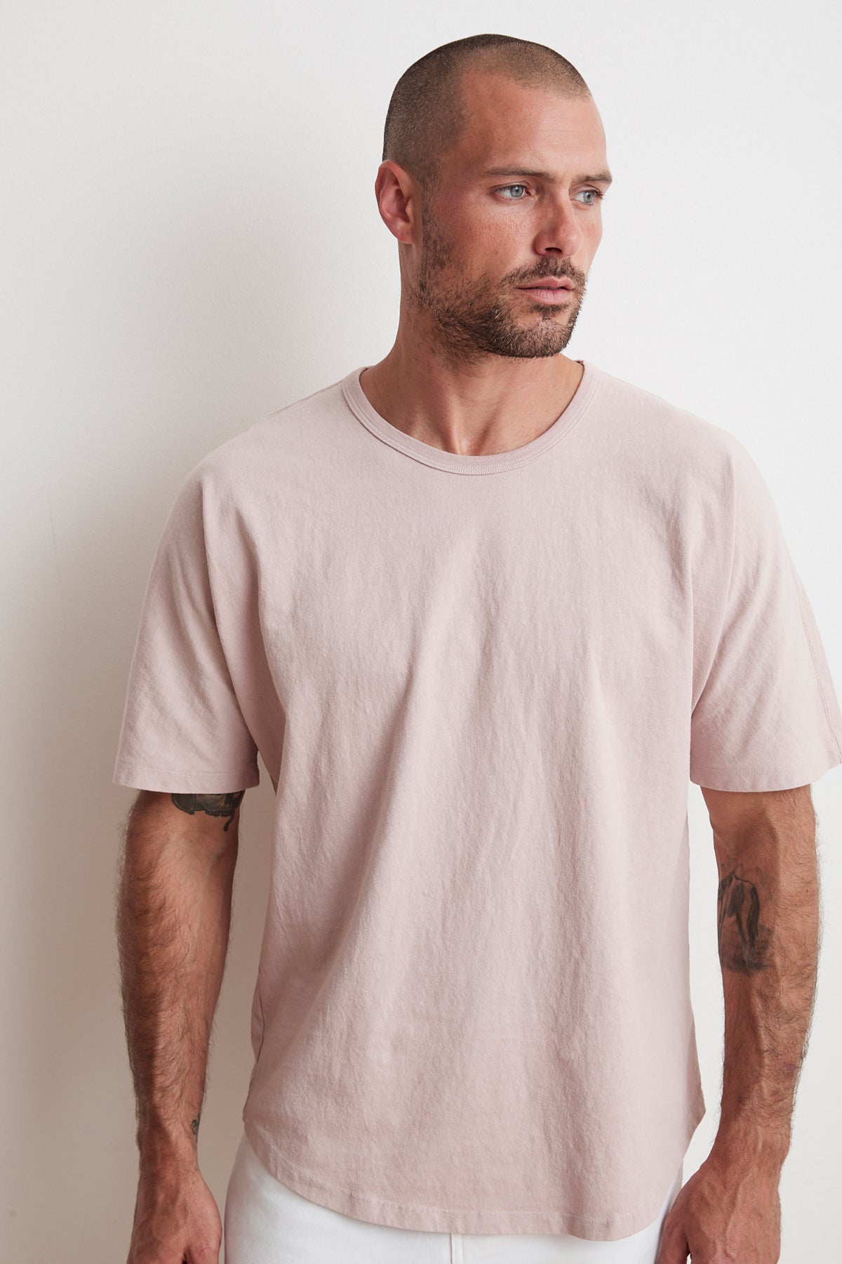 RICK DROP SHOULDER CREW TEE - Velvet Staging 2.0-26916315660484