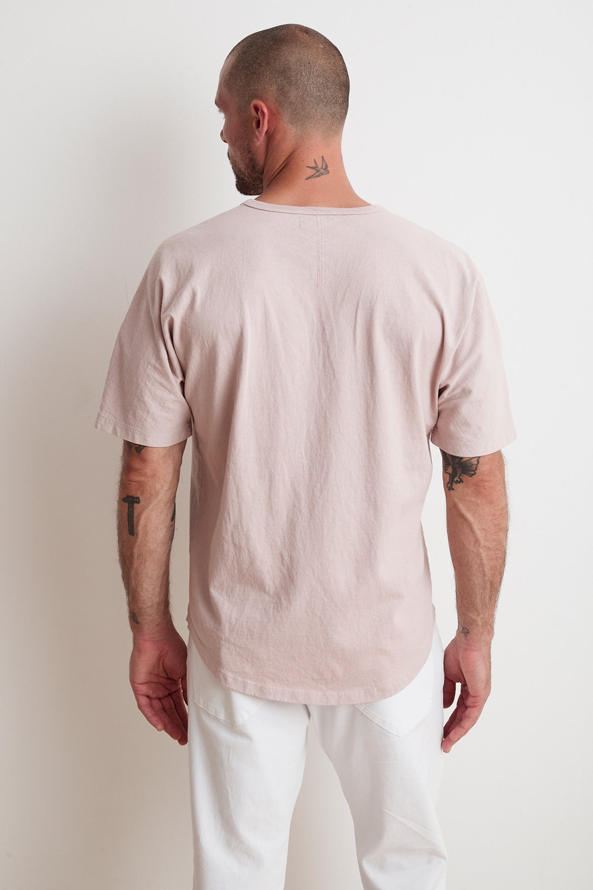 RICK DROP SHOULDER CREW TEE - Velvet Staging 2.0