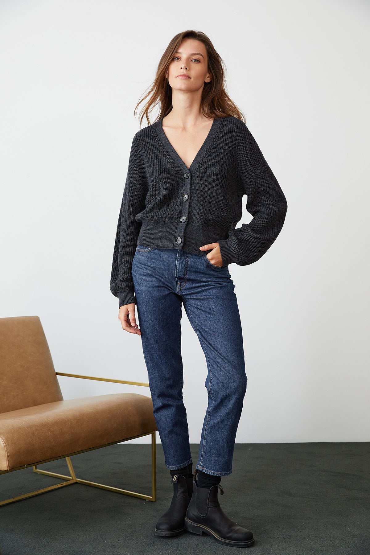 RILEY BUTTON-UP CARDIGAN - Velvet Staging 2.0