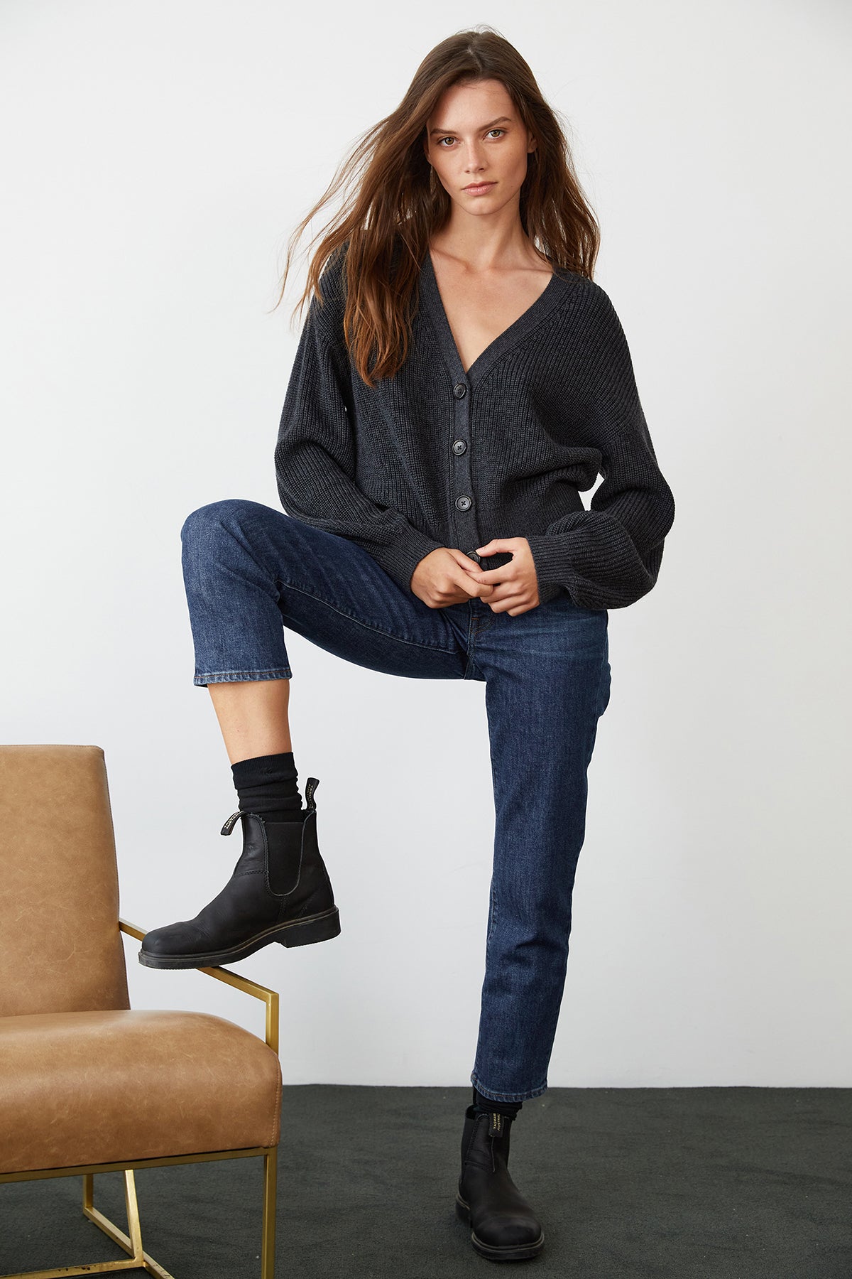 RILEY BUTTON-UP CARDIGAN - Velvet Staging 2.0