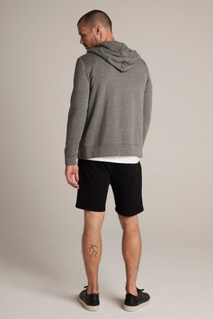 RODAN CHARCOAL LUXE FLEECE ZIP HOODIE - Velvet Staging 2.0