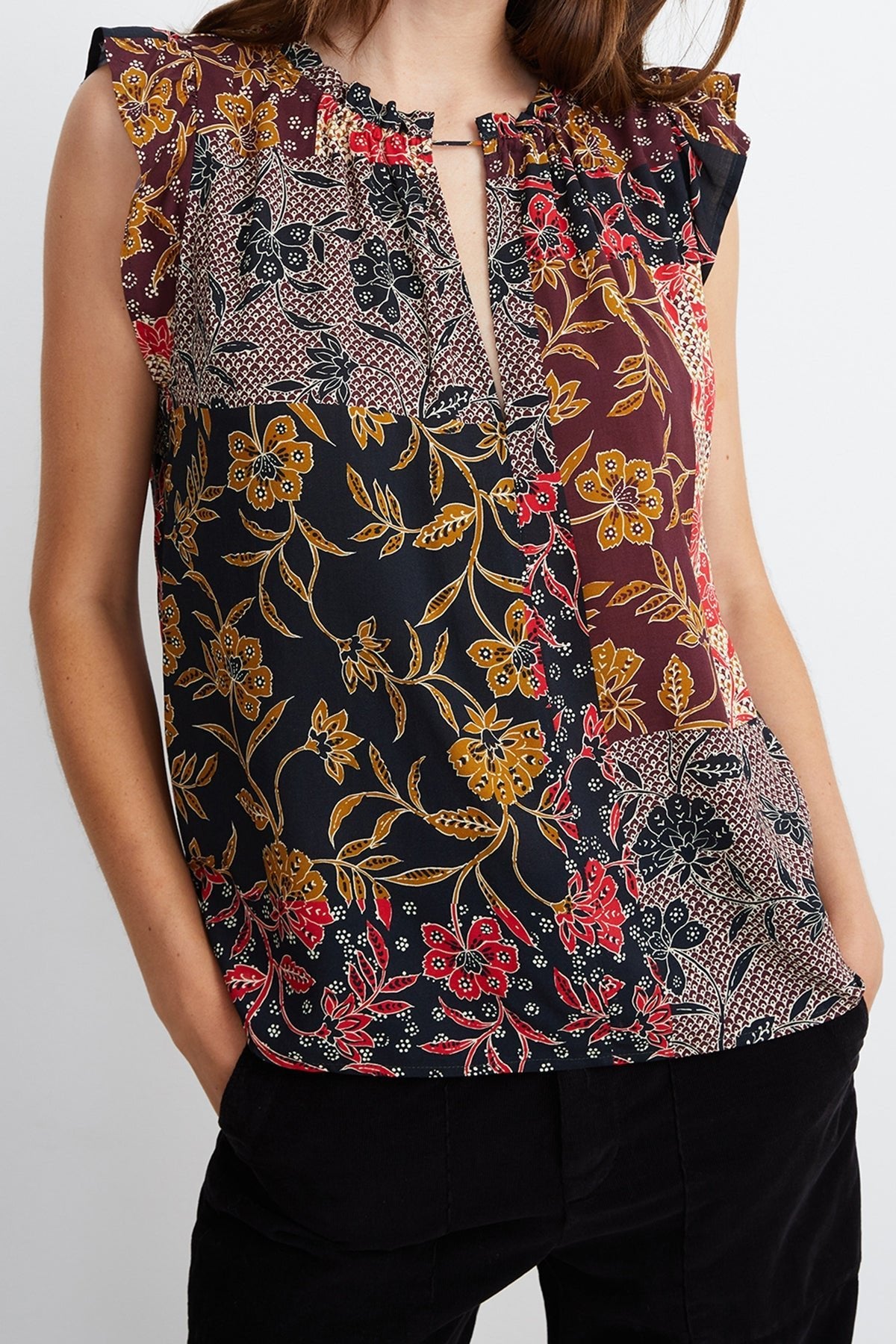 ROSETTA PRINTED BLOUSE - Velvet Staging 2.0