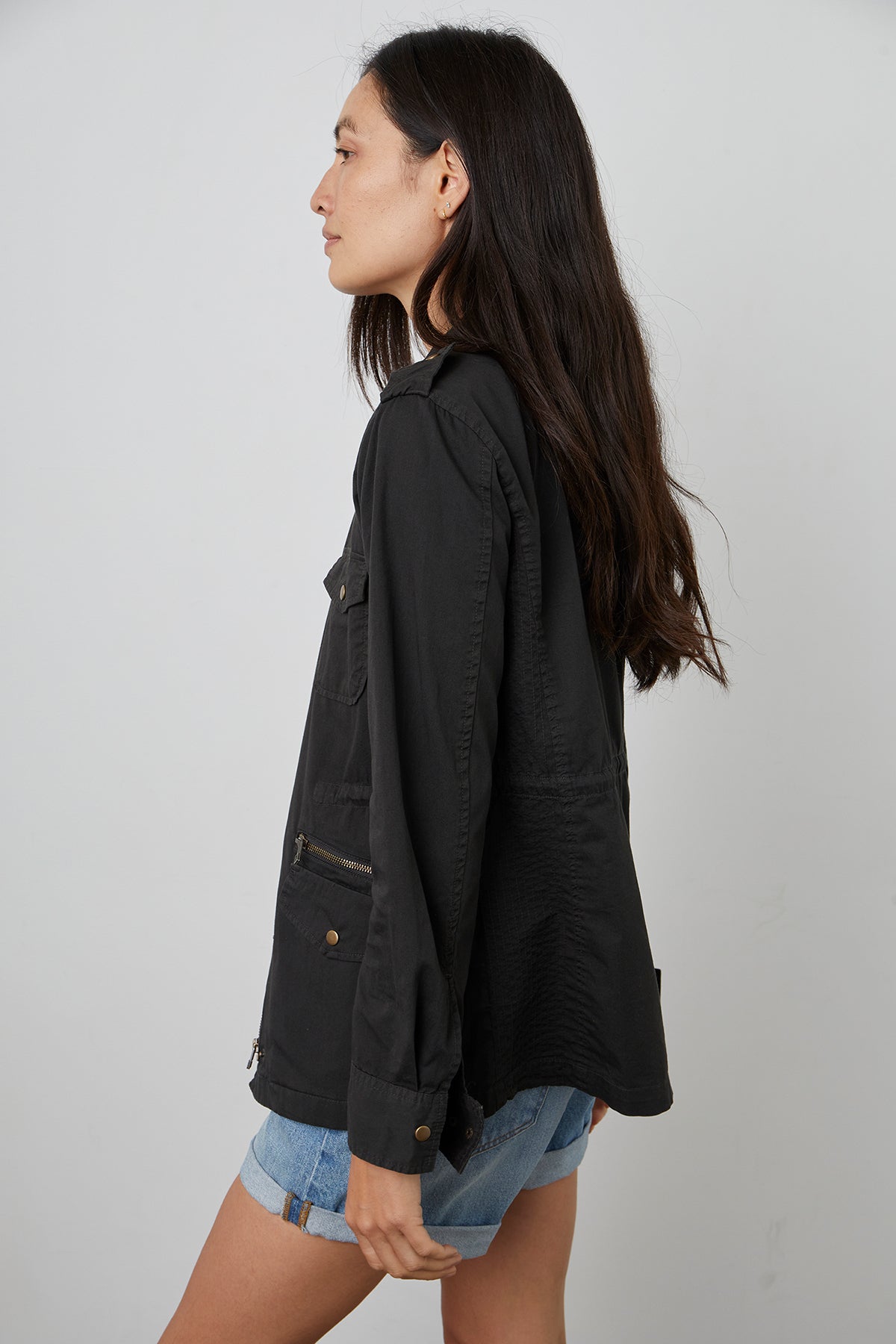 RUBY LIGHT-WEIGHT ARMY JACKET Velvet by Graham & Spencer