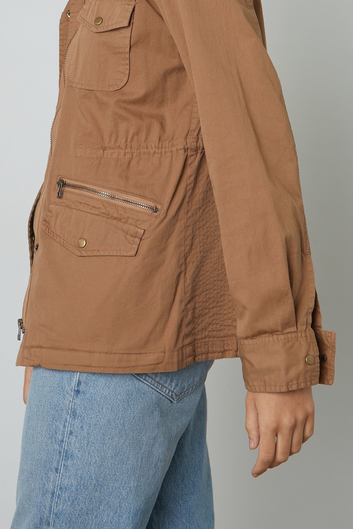 RUBY LIGHT-WEIGHT ARMY JACKET Velvet by Graham & Spencer