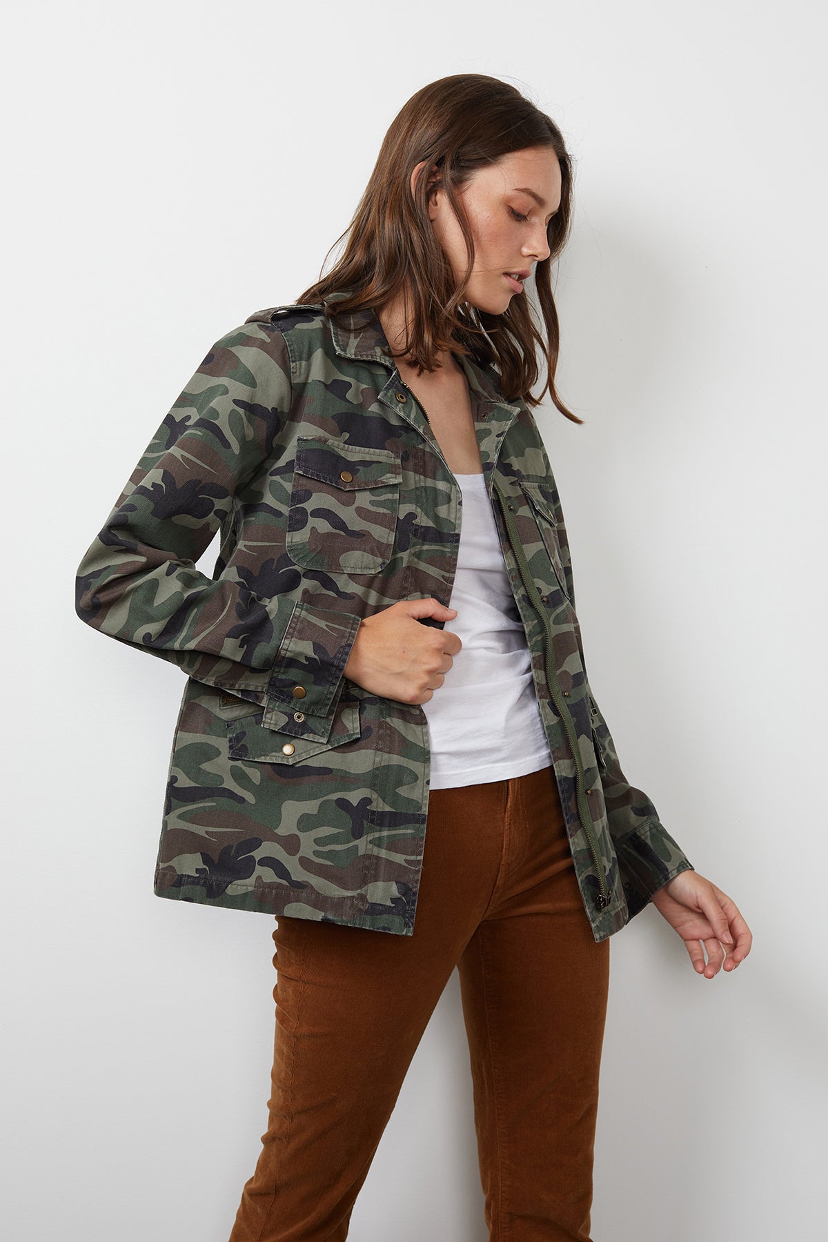 RUBY LIGHT-WEIGHT ARMY JACKET - Velvet Staging 2.0-26916329947332