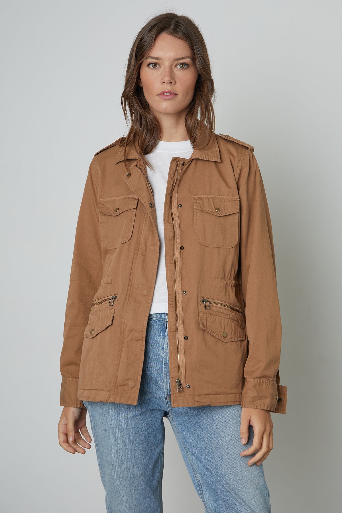 RUBY LIGHT-WEIGHT ARMY JACKET Velvet by Graham & Spencer-26916336828612