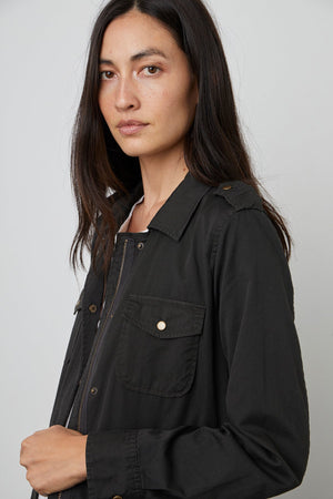 RUBY LIGHT-WEIGHT ARMY JACKET Velvet by Graham & Spencer