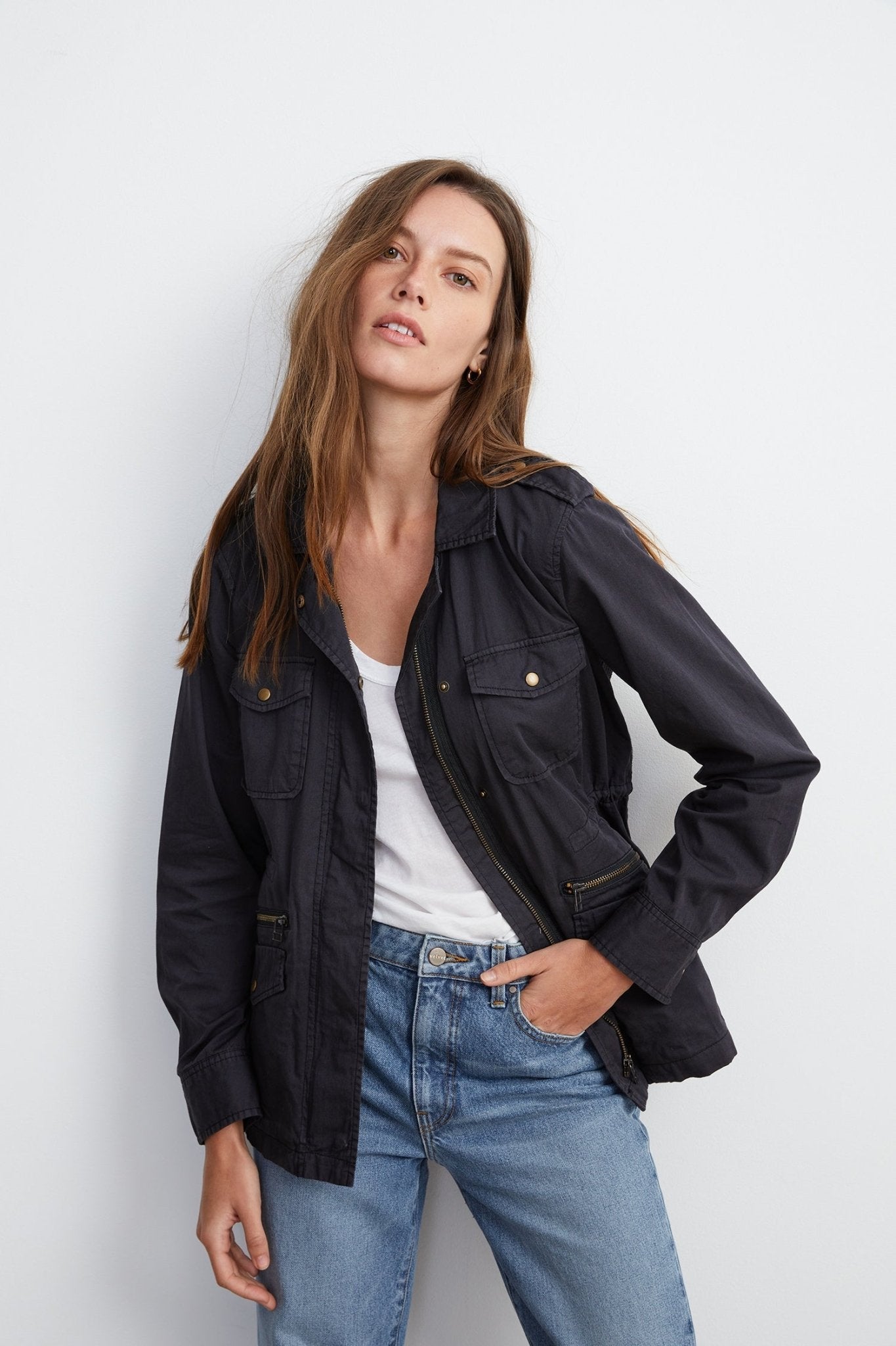 RUBY LIGHT-WEIGHT ARMY JACKET - Velvet Staging 2.0-26916330012868