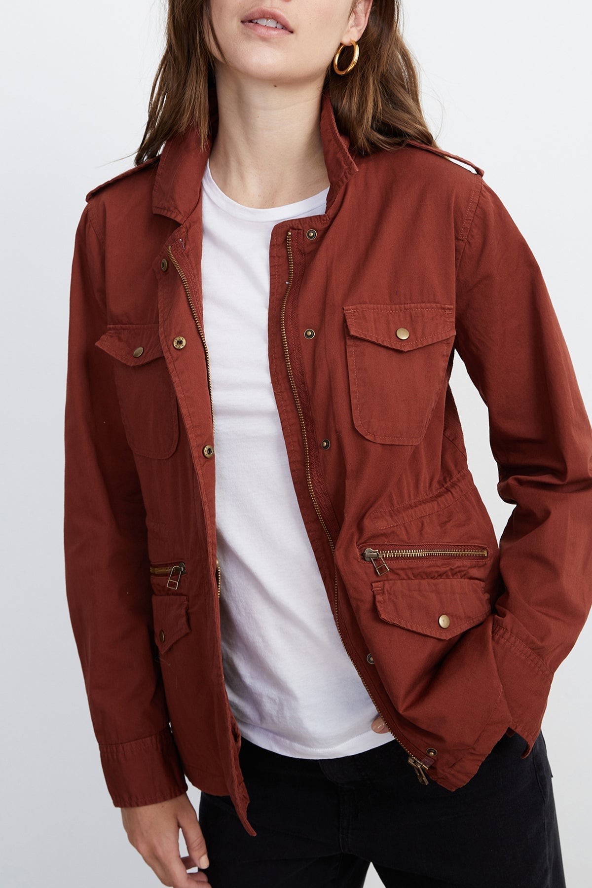 RUBY LIGHT-WEIGHT ARMY JACKET - Velvet Staging 2.0