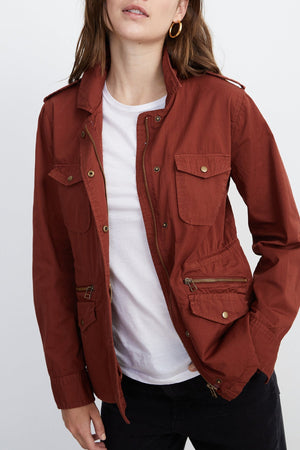 RUBY LIGHT-WEIGHT ARMY JACKET - Velvet Staging 2.0