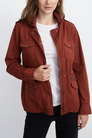 RUBY LIGHT-WEIGHT ARMY JACKET - Velvet Staging 2.0