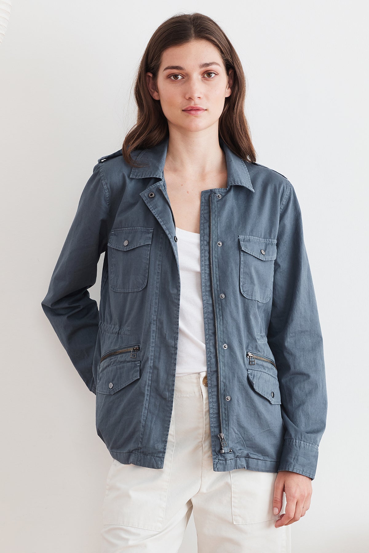 RUBY LIGHT-WEIGHT ARMY JACKET - Velvet Staging 2.0-26916326768836
