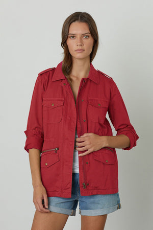 RUBY LIGHT-WEIGHT ARMY JACKET - Velvet Staging 2.0