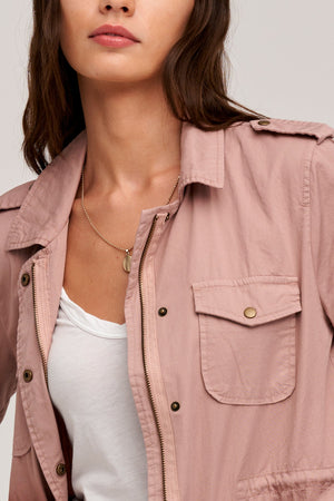 RUBY LIGHT-WEIGHT ARMY JACKET Velvet by Graham & Spencer